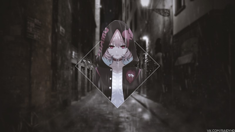 anime girls, anime, picture-in-picture, Riamu Yumemi
