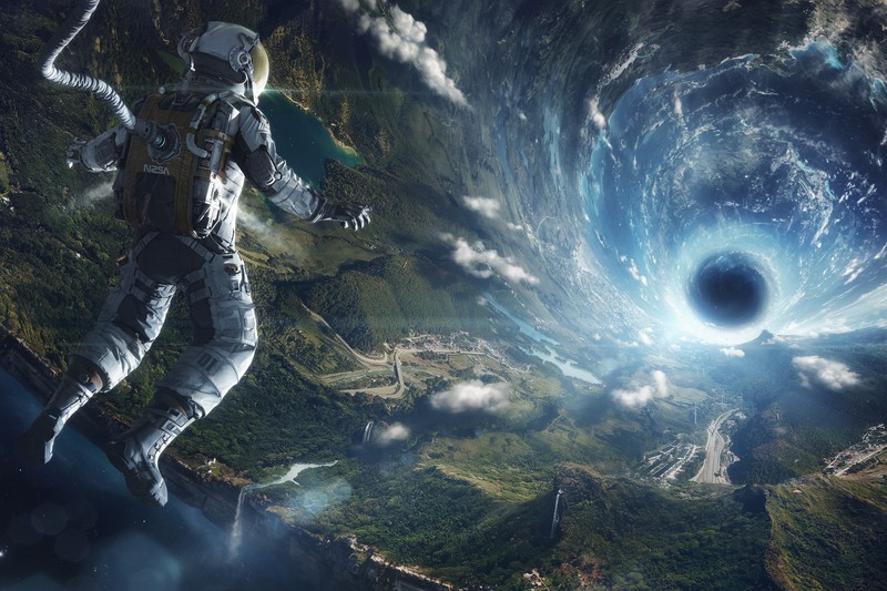 astronaut, artwork, digital art, concept art