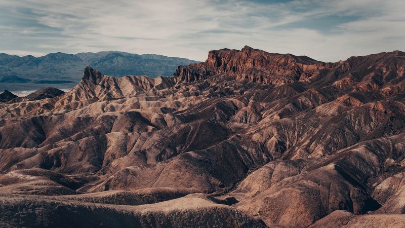 mountains, relief, landscape, sky, 4k