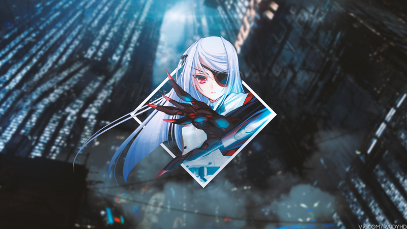 anime girls, anime, picture-in-picture