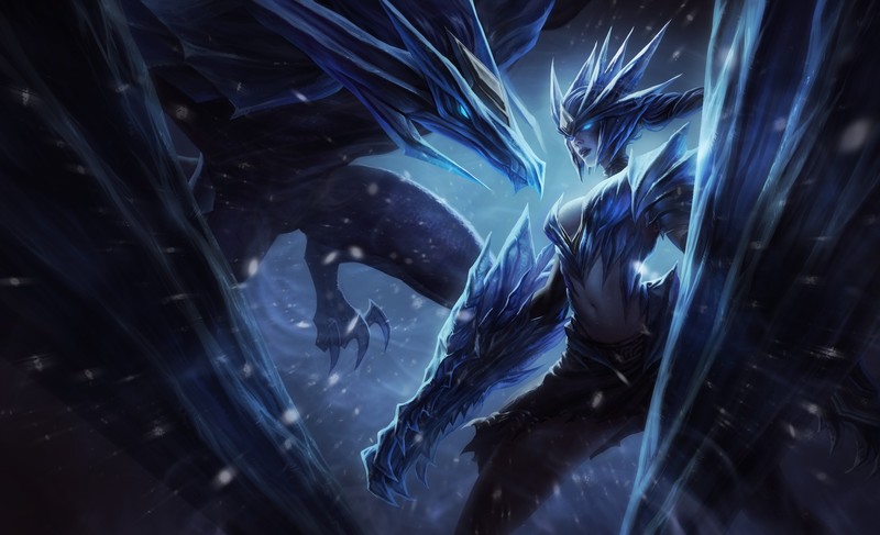 fantasy girl, fantasy art, PC gaming, League of Legends, Shyvana