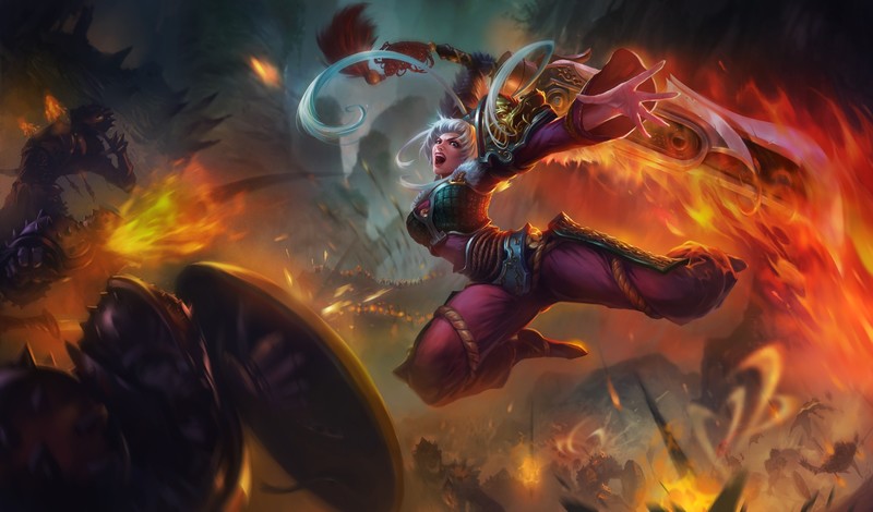 fantasy girl, fantasy art, League of Legends, PC gaming, Riven (League of Legends)