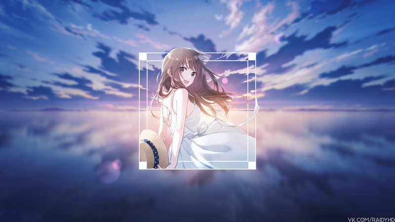 anime, anime girls, picture-in-picture