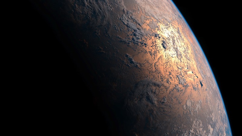 space, space art, digital art, planet