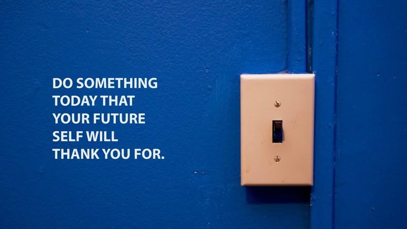 blue background, switch, motivational, blue, typography