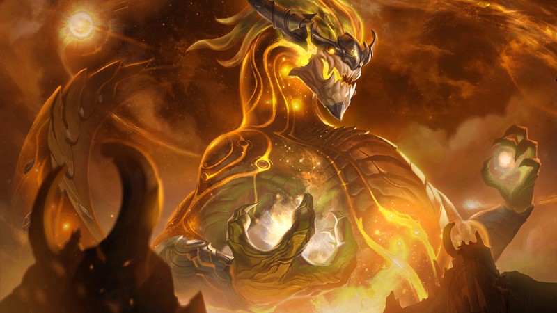 digital, digital art, artwork, fantasy art, League of Legends, Aurelion Sol, video games, video game art, video game characters, game art