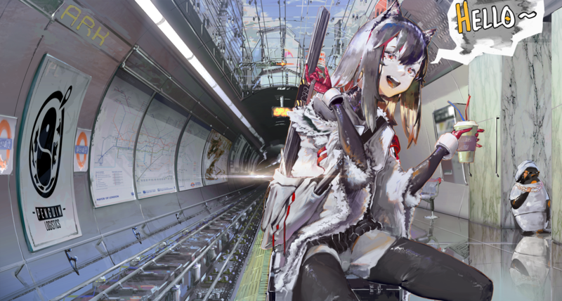 anime girls, anime, Arknights, WaterSwing, Texas (Arknights)