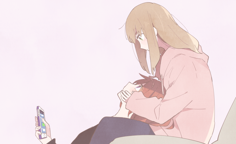 anime, Hibike! Euphonium, simple background, anime girls, Nakagawa Natsuki, Yoshikawa Yuuko