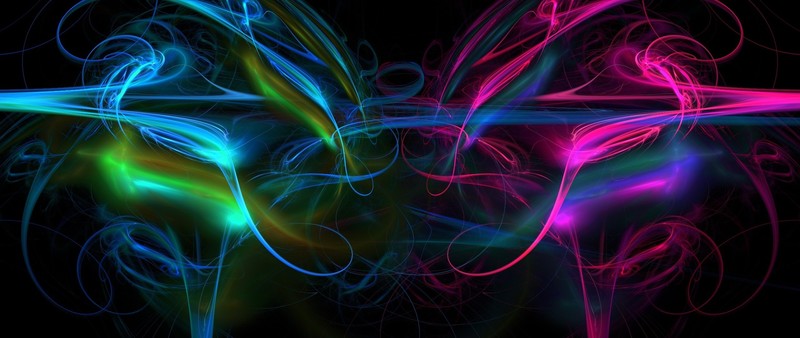 line art, light blue, digital art, colorful