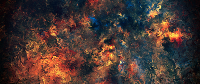 warm colors, red, artwork, digital art, ultrawide