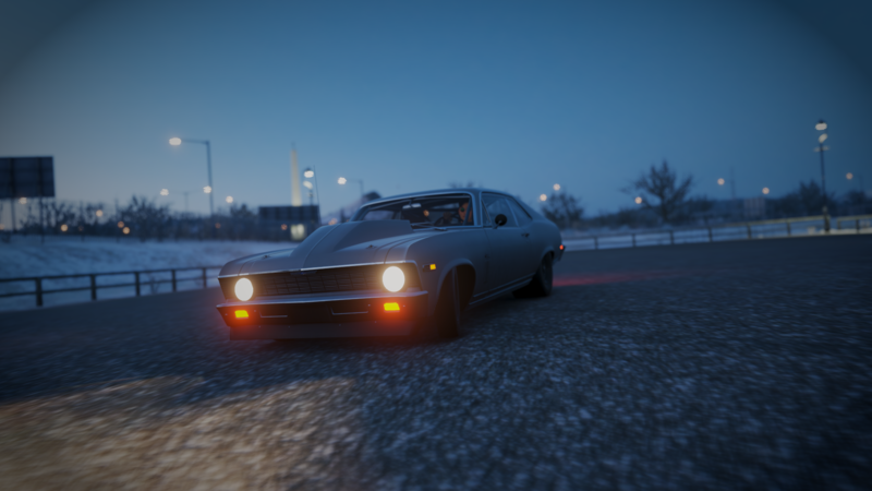 Forza Horizon, Forza Horizon 4, car, video game art, lights, depth of field, game art, video games