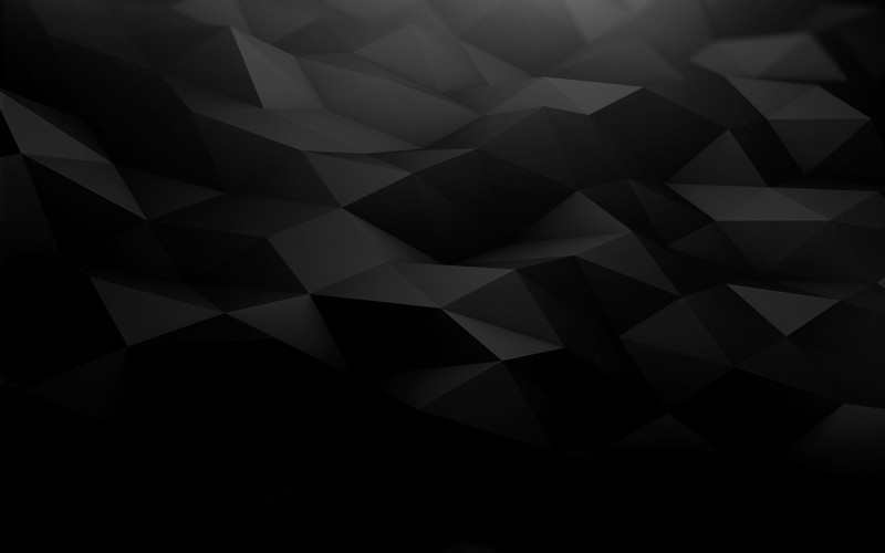 black, abstract, gradient, digital, polygon art