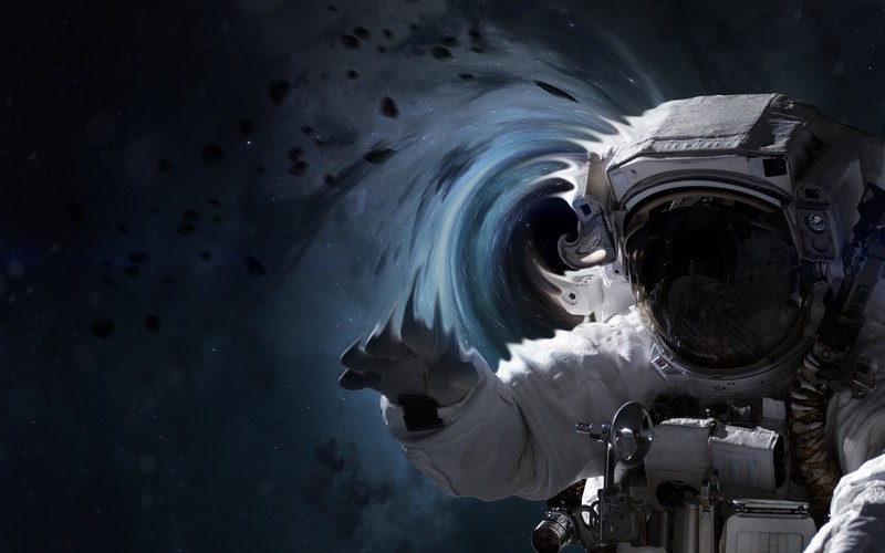 astronaut, black holes, space