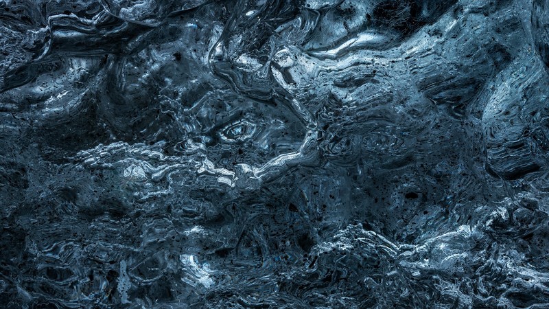 ice, blue, texture, water