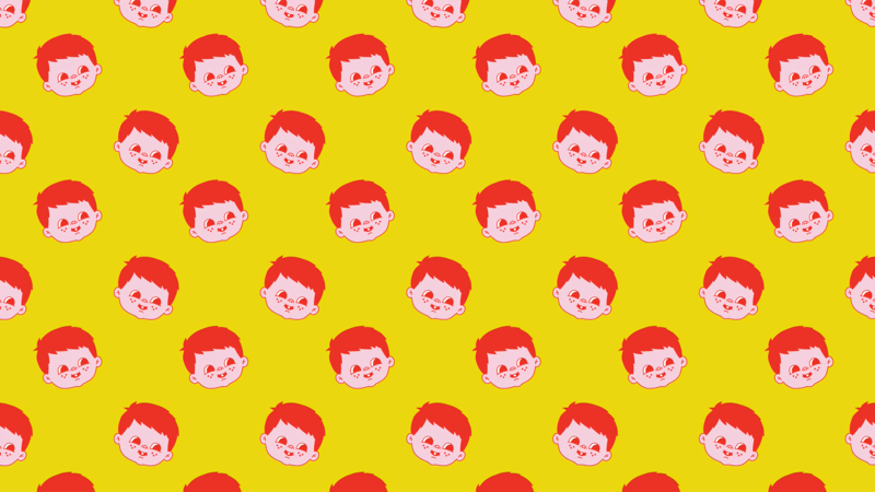 pattern, yellow background, minimalism, simple, simple background