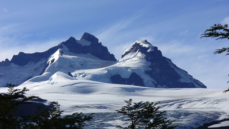 Patagonia, mountains, snow, snowy peak, nature, landscape