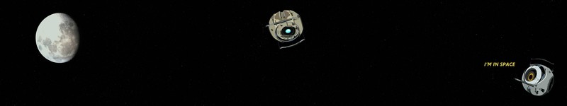 Portal (game), triple screen, video game art, video games, PC gaming