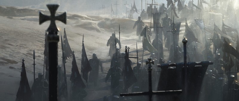 crusaders, medieval, fantasy art, digital art, religious, Crusades, Jama Jurabaev