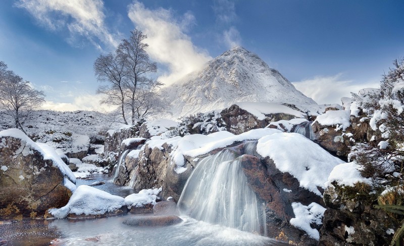 nature, winter, mountains, snow, cold