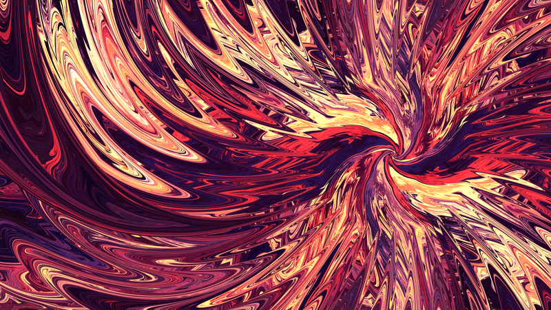artwork, digital art, abstract, swirl, red