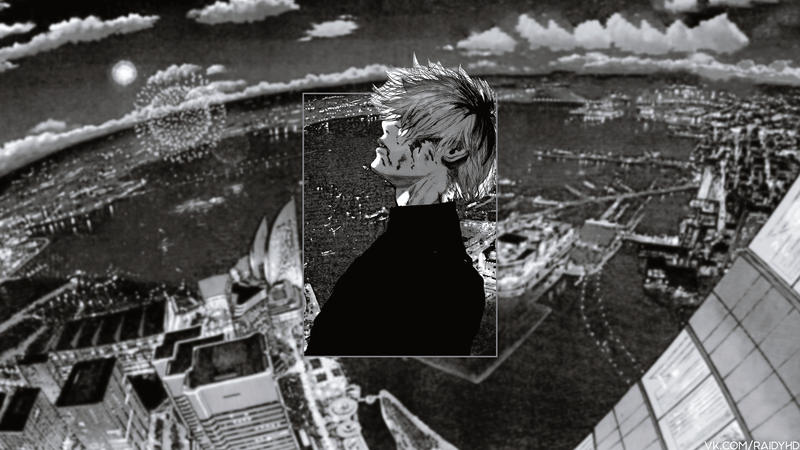 anime, anime boys, picture-in-picture, Tokyo Ghoul:re, Kaneki Ken
