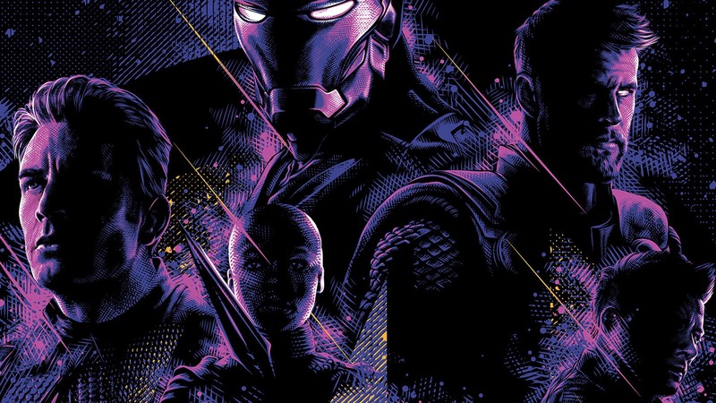 Marvel Cinematic Universe, Avengers Endgame, Avengers Infinity War, purple