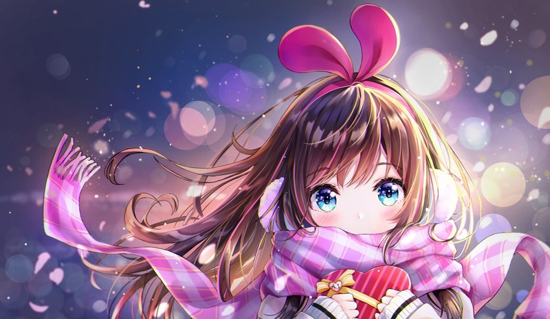 anime girls, Kizuna Ai, digital art, Virtual Youtuber, long hair, anime