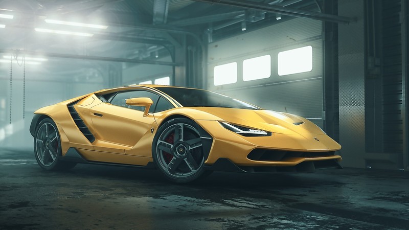 yellow cars, Lamborghini, car, vehicle, supercars, Lamborghini Centenario