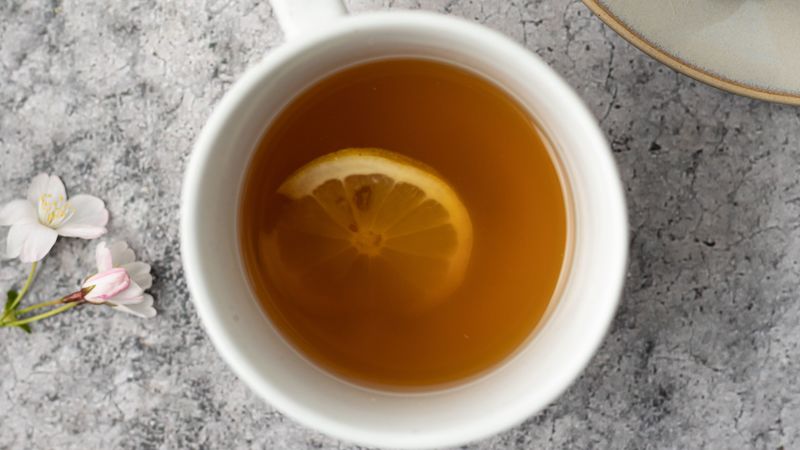 cup, tea, cookies, 4k