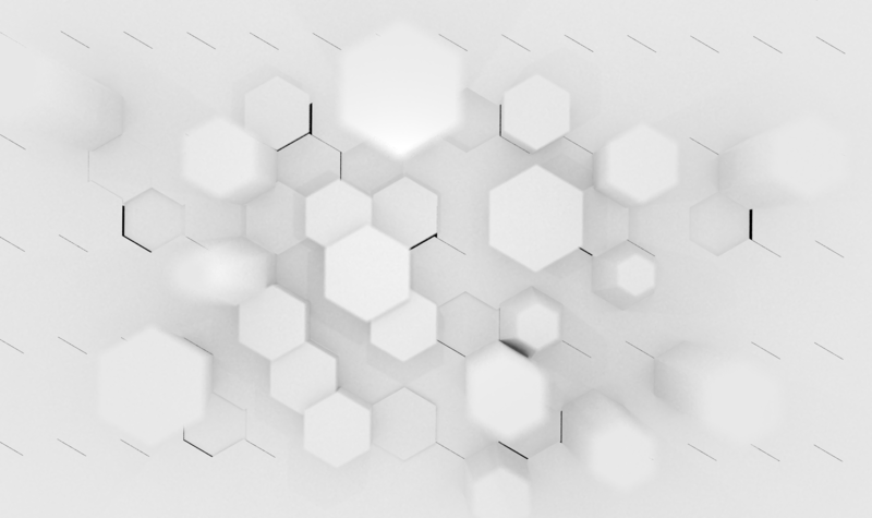 hexagon, white, abstract, 3D Abstract