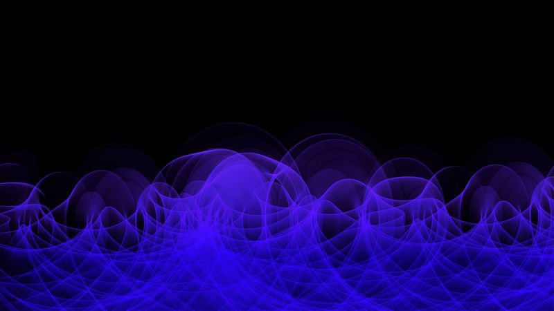 clots, curls, abstraction, dark, 4k