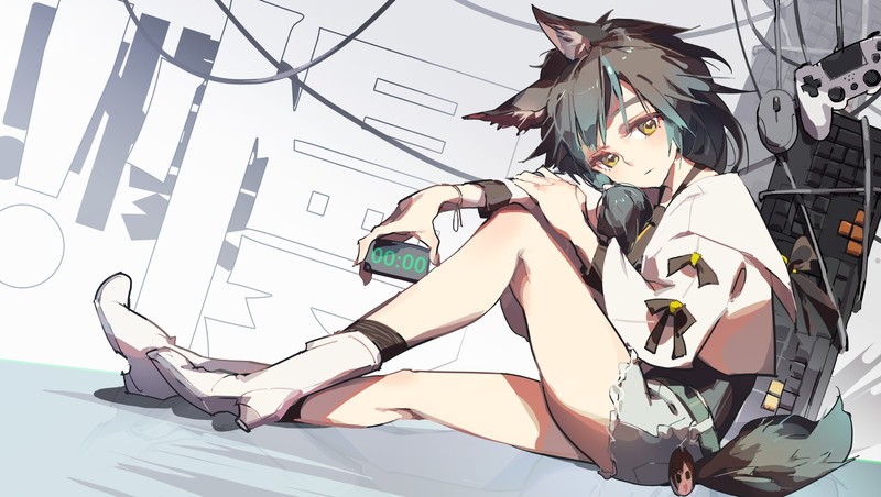 anime girls, anime, original characters, Skyfire