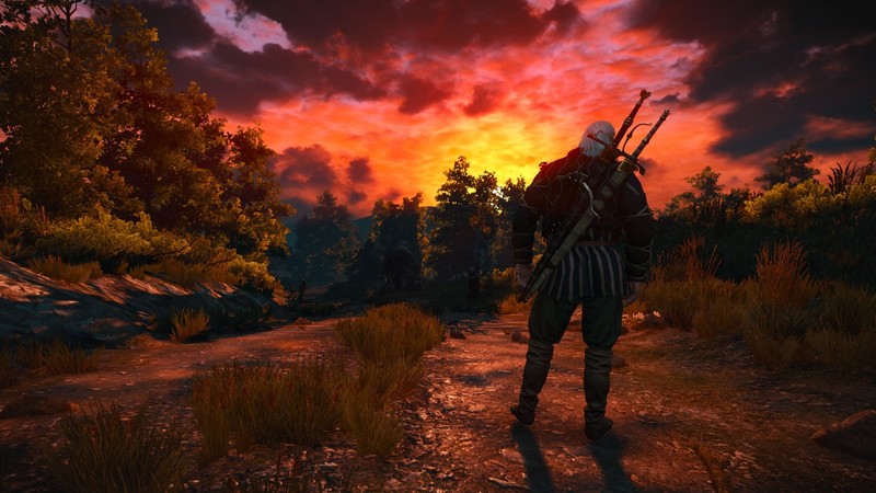 The Witcher, landscape, game art, Nvidia, The Witcher 3: Wild Hunt, Geralt of Rivia