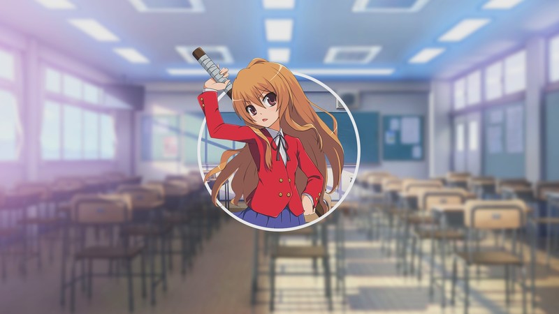 Toradora!, anime, anime girls, picture-in-picture
