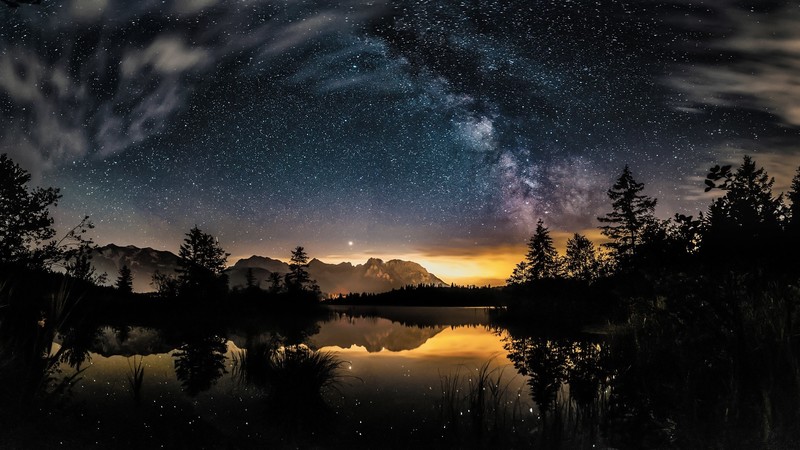 dark, night sky, sky, nature, landscape