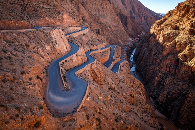 landscape, rock, outdoors, road