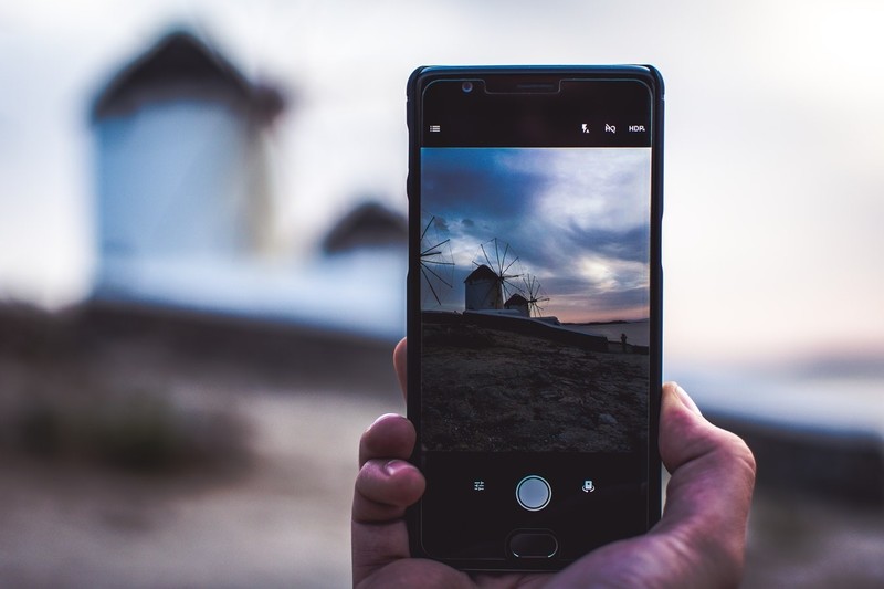 telephone, landscape, blurred
