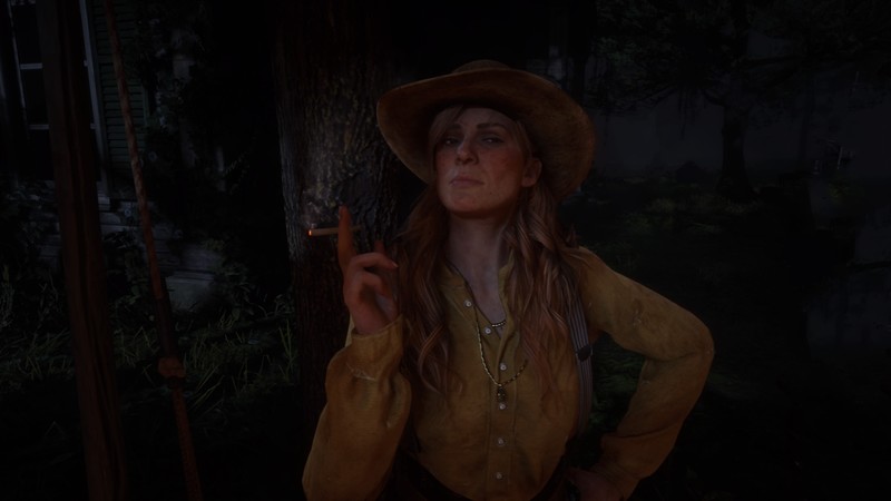 Red Dead Redemption 2, PlayStation 4, video games, screen shot, video game characters, Sadie Adler, Playstation 4 Pro, video game art, video game girls