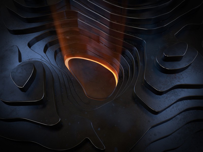 digital art, render, texture, abstract, black