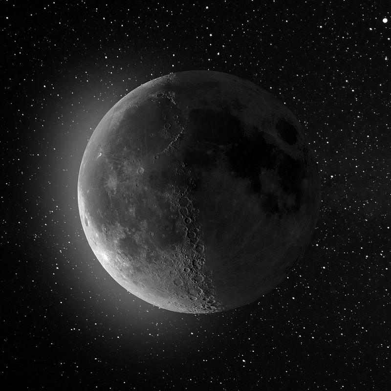 Moon, space, nature, astronomy