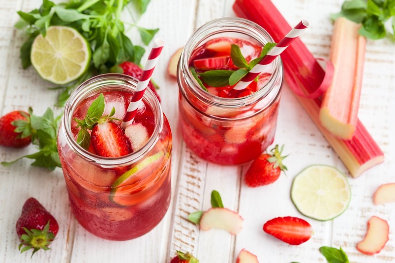 food, fruit, berries, strawberries, colorful