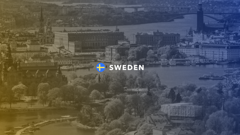 Sweden, monochrome, gradient