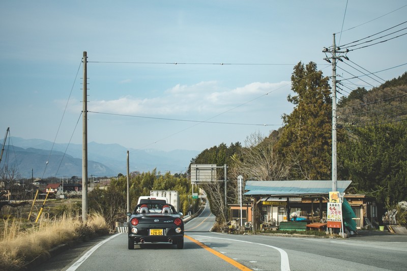 Japan, landscape, Asia, car, highway, road, nature, trees