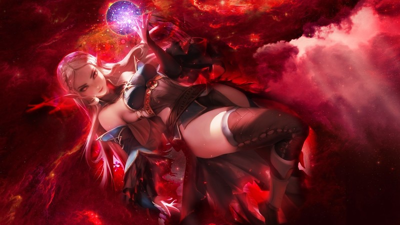 anime girls, anime, curvy, fantasy girl, legs, Sakimichan