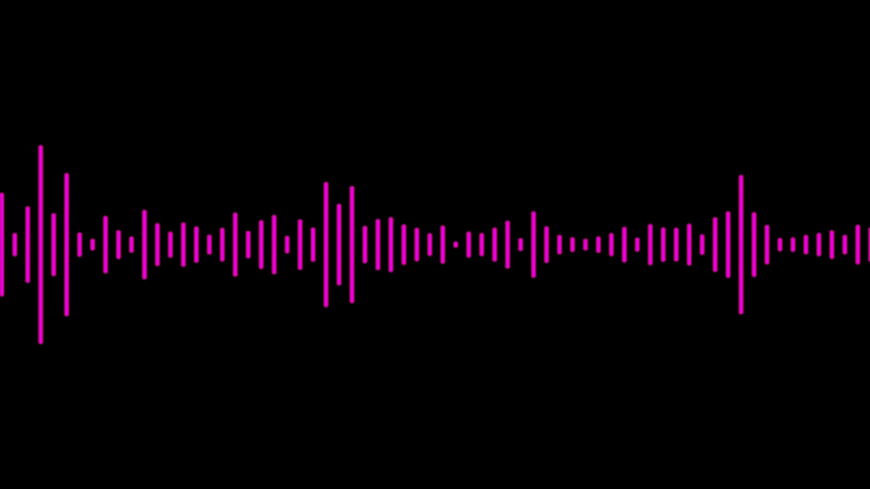 black background, simple, minimalism, digital art, simple background, purple, lines, music, sound, sound wave