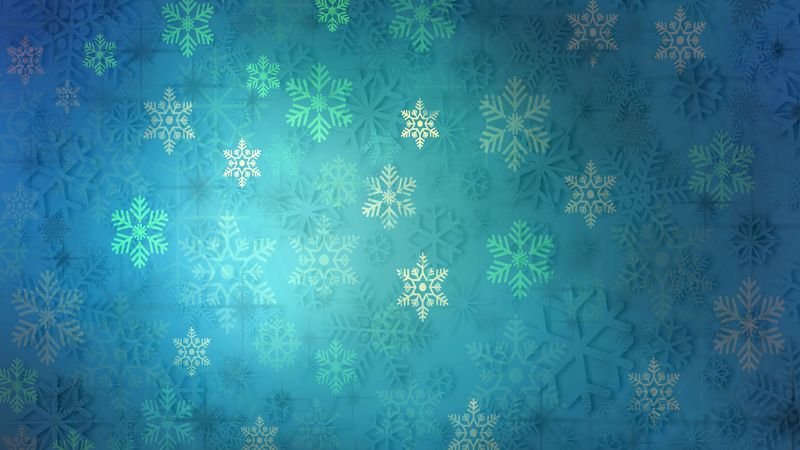 pattern, snowflakes, christmas, new year, holiday, blue, 4k