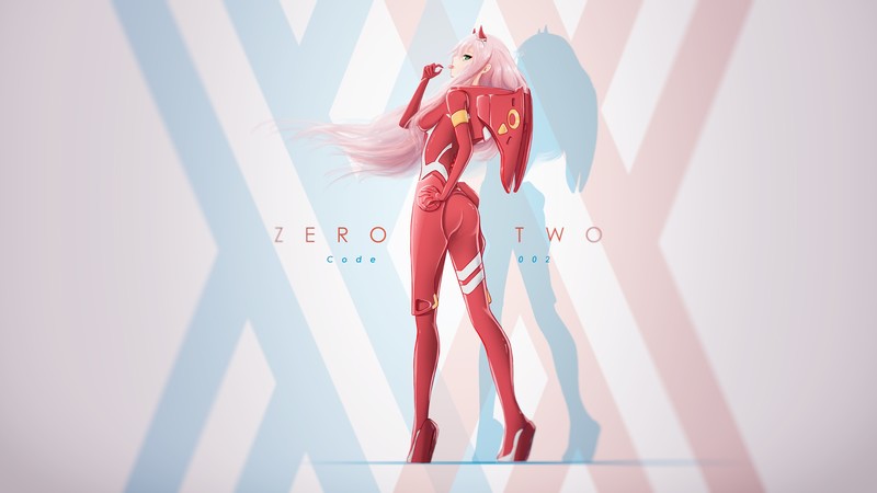 Darling in the FranXX, anime girls, long hair, pink hair, Zero Two (Darling in the FranXX)