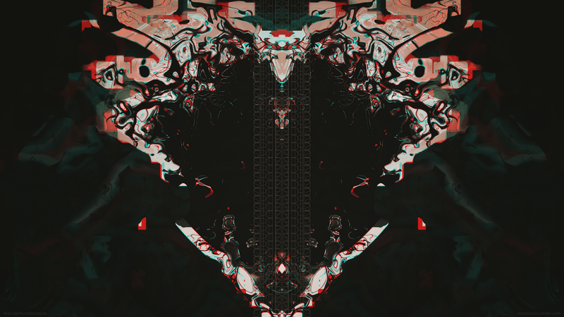glitch art, abstract, digital art