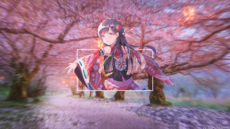 anime, anime girls, picture-in-picture