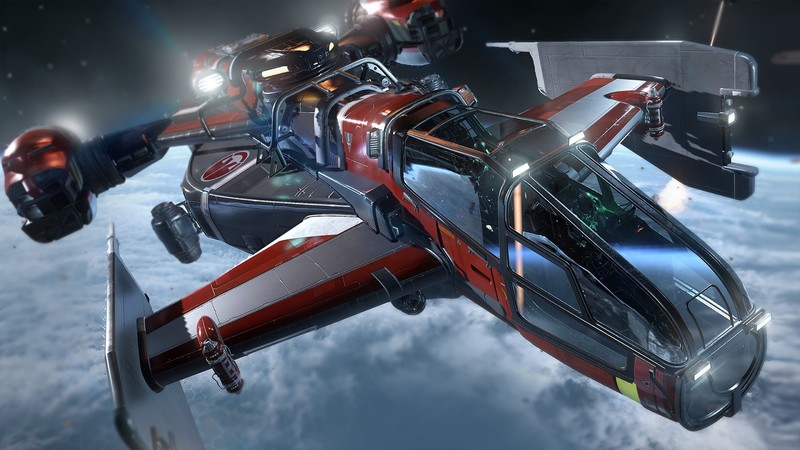 Star Citizen, space, spaceship, video games, clouds, futuristic, stars, science fiction